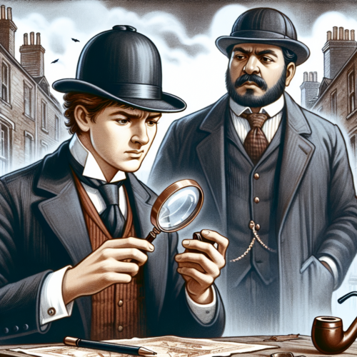 Ilustracao de As Aventuras de Sherlock Holmes