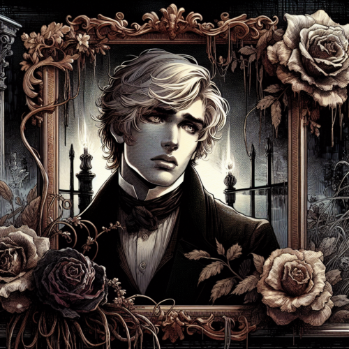 Ilustracao de O Retrato de Dorian Gray