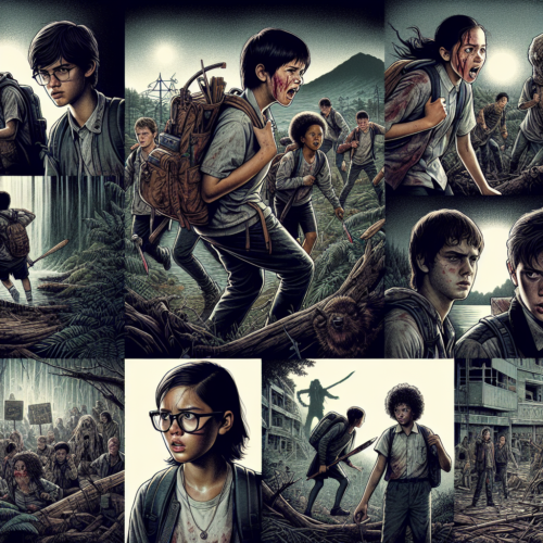 Ilustracao de Battle Royale