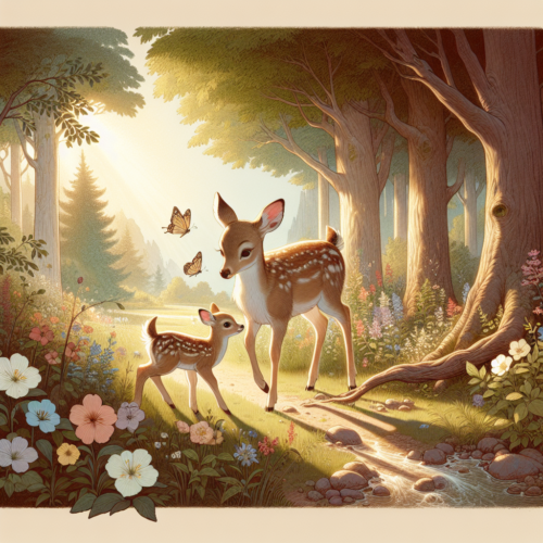 Ilustracao de Bambi