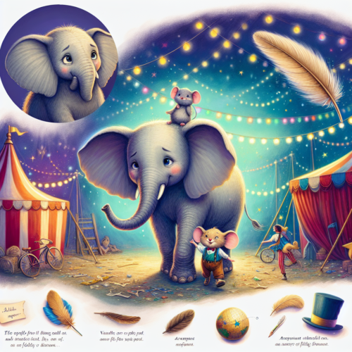 Ilustracao de Dumbo