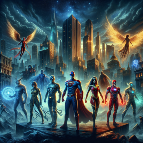 Ilustracao de Liga da Justiça de Zack Snyder