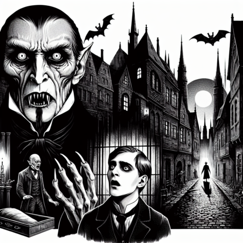 Ilustracao de Nosferatu