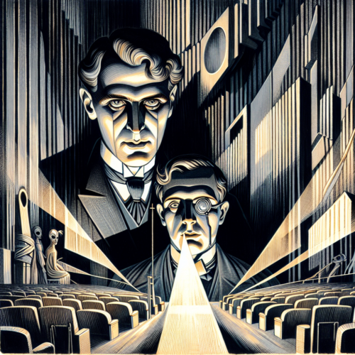 Ilustracao de O Gabinete do Dr. Caligari