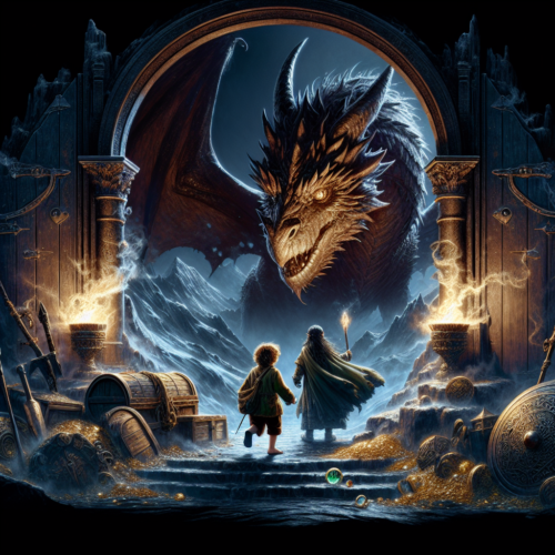 Ilustracao de O Hobbit: A Desolação de Smaug