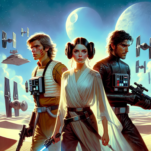 Ilustracao de Star Wars: Episódio IV - Uma Nova Esperança